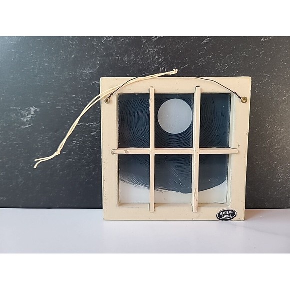 Vintage Christmas Ornament Window Scene - Picture 3 of 10